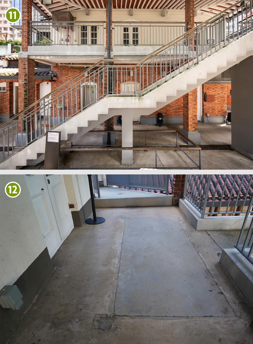 水泥樓梯興建計劃平面圖（局部）及附屬建築物水泥樓梯的歷史痕跡(手機版本)